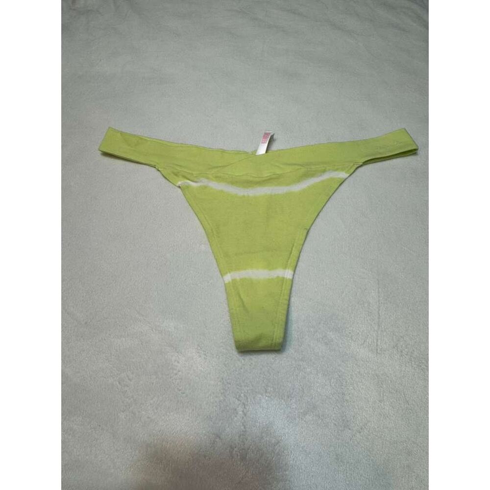 Victoria's Secret 2XL Neon Green Thong Panty NWT - Soft & Stretchy